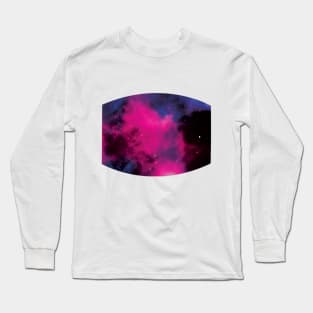 Deep Pink Galaxy Long Sleeve T-Shirt